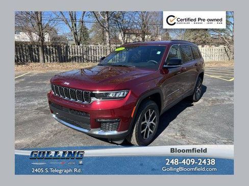 Certified 2025 Jeep Grand Cherokee L Limited w/ Trailer Tow Package AWD/4WD image 1