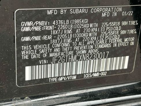 Certified 2022 Subaru Crosstrek 2.5i Limited image 20