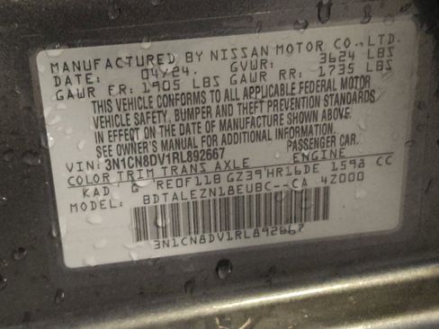 Used 2024 Nissan Versa S w/ S Plus Package image 33