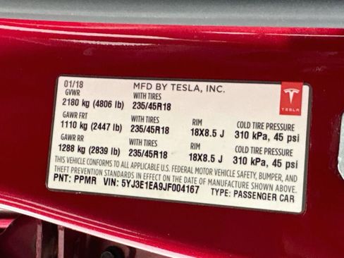 Used 2018 Tesla Model 3 Long Range RWD image 50