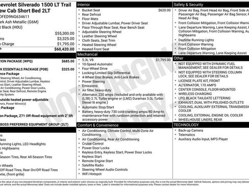 Certified 2022 Chevrolet Silverado 1500 LT Trail Boss w/ Protection Package image 10