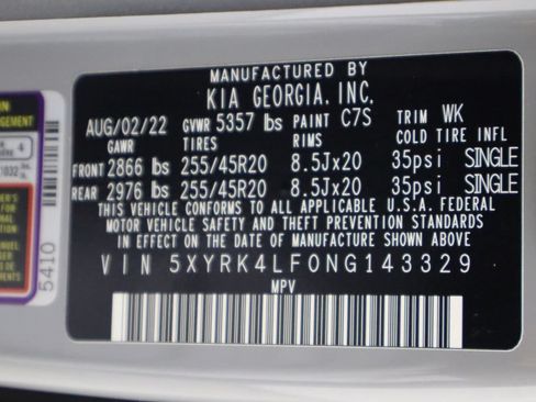 Used 2022 Kia Sorento SX FWD image 42