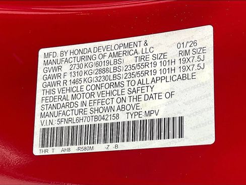 Used 2026 Honda Odyssey Sport-L image 18