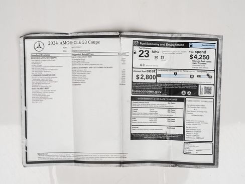 Used 2024 Mercedes-Benz CLE 53 AMG 4MATIC w/ Driver Assistance Package image 78
