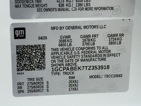 New 2026 Chevrolet Silverado 1500 Custom RWD image 21
