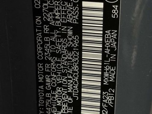 Certified 2024 Toyota Prius Prime FWD image 25