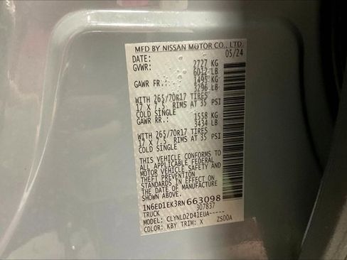 Used 2024 Nissan Frontier PRO-4X w/ Off-Road Protection Package image 45