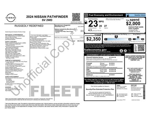 Used 2024 Nissan Pathfinder SV FWD image 10
