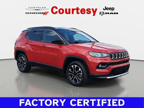 Certified 2023 Jeep Compass Limited AWD/4WD image 1