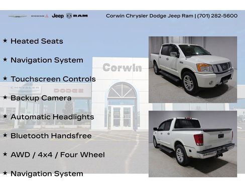 Used 2014 Nissan Titan SL w/ SL Heavy Metal Package AWD/4WD image 8