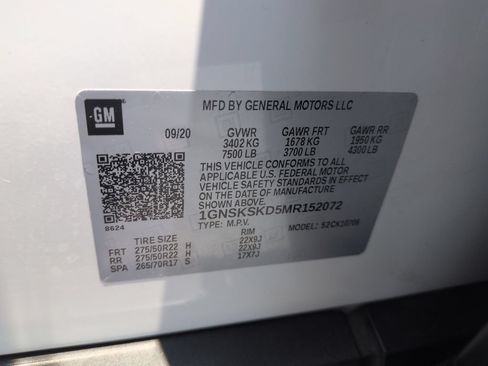 Used 2021 Chevrolet Tahoe Premier w/ Premium Package AWD/4WD image 29