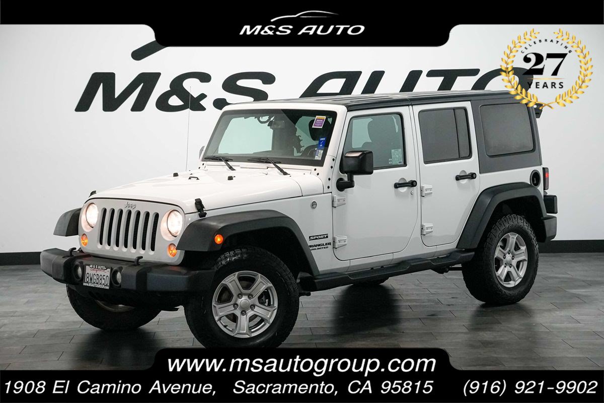 Used 2017 Jeep Wrangler Unlimited Sport w/ Quick Order Package 24S AWD/4WD image 1