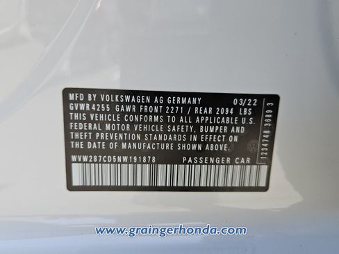 Used 2022 Volkswagen GTI SE FWD image 14