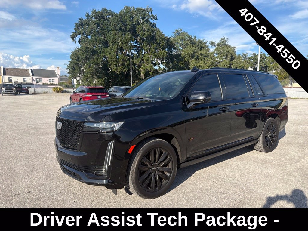 Used 2021 Cadillac Escalade ESV Sport w/ Driver Assist Tech Package RWD image 2