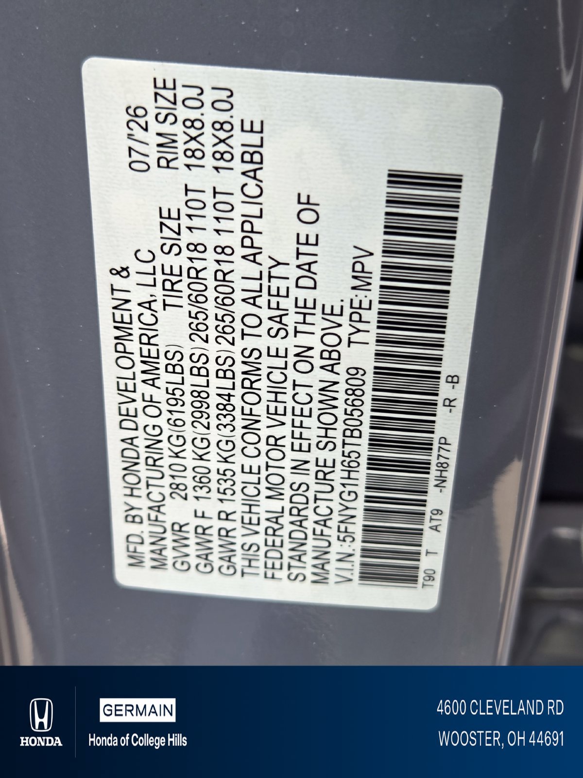 New 2026 Honda Pilot TrailSport image 29