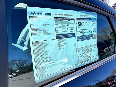 New 2026 Hyundai Elantra Limited FWD image 16