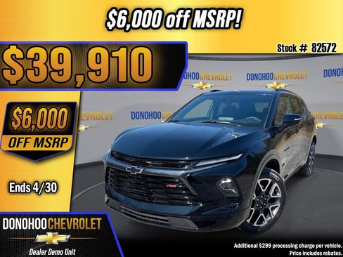 New 2025 Chevrolet Blazer RS w/ Driver Confidence II Package FWD image 1