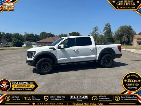 Used 2023 Ford F150 Raptor w/ Blue Interior Package AWD/4WD image 3