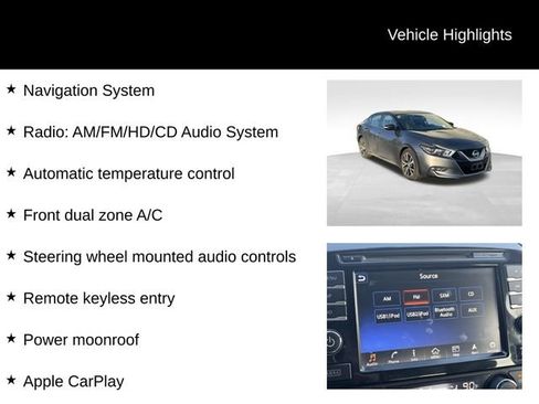 Used 2017 Nissan Maxima 3.5 SL image 6