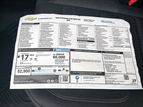 New 2026 Chevrolet Silverado 1500 RST image 14