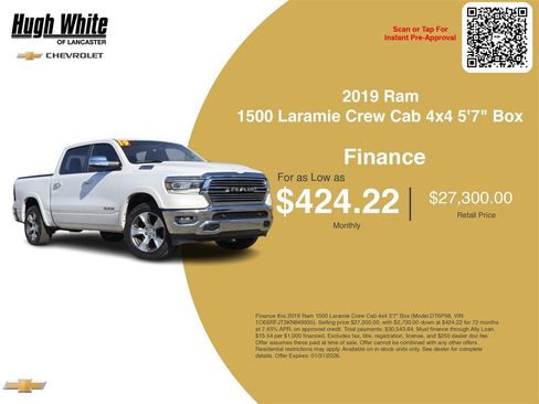 Used 2019 RAM 1500 Laramie image 3