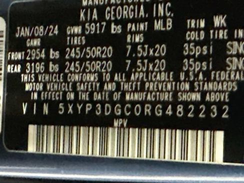 Used 2024 Kia Telluride EX w/ EX Captain's Chair Package AWD/4WD image 35