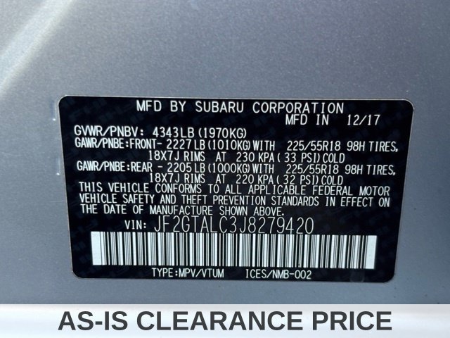 Used 2018 Subaru Crosstrek 2.0i Limited AWD/4WD image 42
