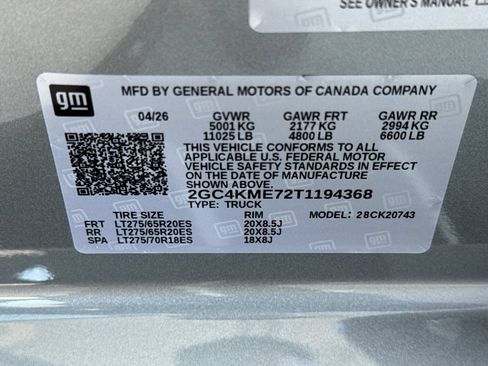 New 2026 Chevrolet Silverado 2500 Custom w/ Custom Value Package AWD/4WD image 26
