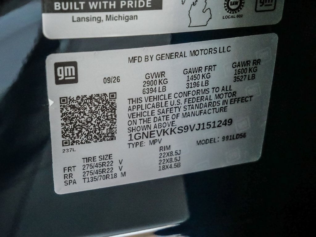 New 2027 Chevrolet Traverse High Country w/ LPO, Floor Liner Package AWD/4WD image 33