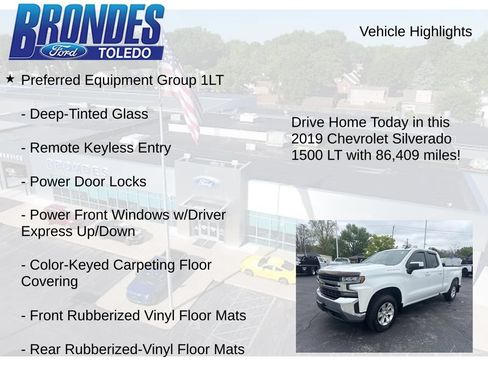 Used 2019 Chevrolet Silverado 1500 LT w/ All-Star Edition AWD/4WD image 11