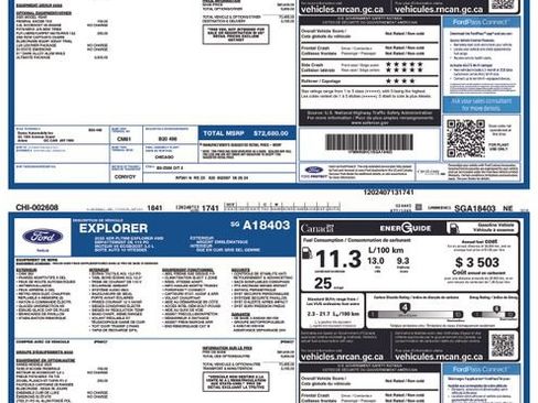 Used 2025 Ford Explorer Platinum w/ Ultimate Package AWD/4WD image 20