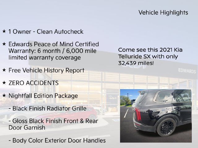 Used 2021 Kia Telluride SX w/ SX Prestige Package AWD/4WD image 11