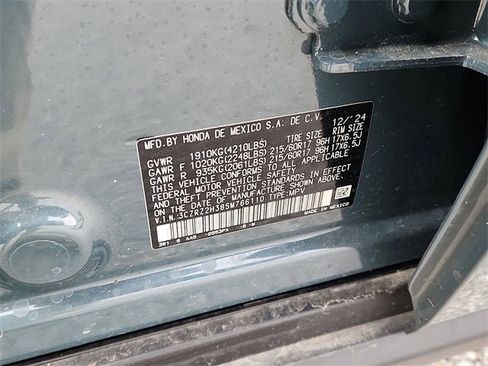 Used 2025 Honda HR-V LX image 15