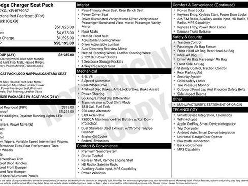 Used 2023 Dodge Charger Scat Pack w/ Plus Group RWD image 6