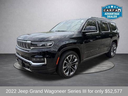 Used 2022 Jeep Grand Wagoneer Series III w/ Rear Seat Video Group 1 AWD/4WD image 6