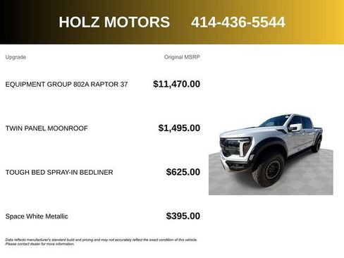 Used 2025 Ford F150 Raptor AWD/4WD image 5