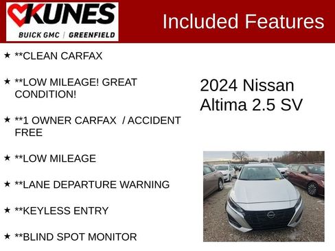 Used 2024 Nissan Altima 2.5 SV image 3