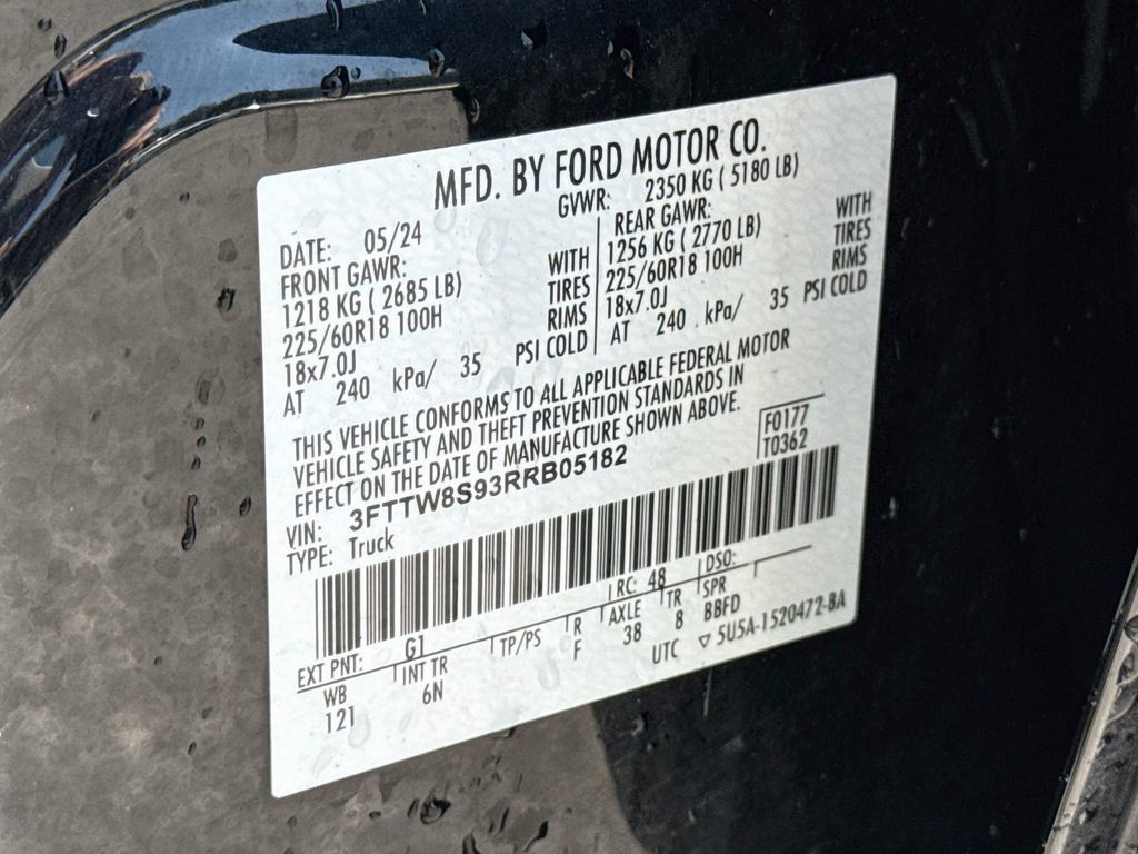 Used 2024 Ford Maverick Lariat w/ 4K Tow Package AWD/4WD image 33