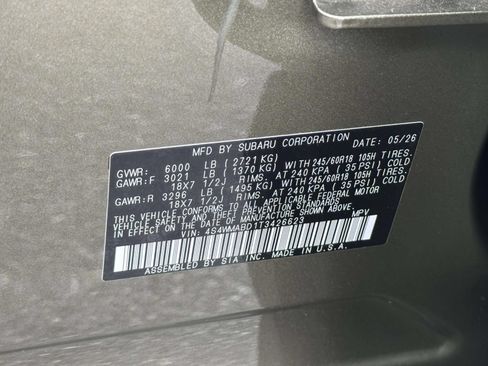 New 2026 Subaru Ascent Premium AWD/4WD image 15