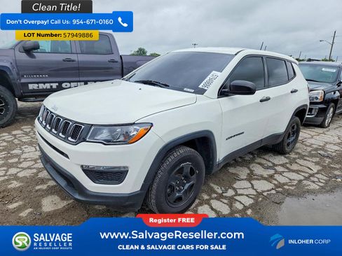 Used 2018 Jeep Compass Sport w/ Cold Weather Group AWD/4WD image 1