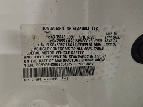 Used 2016 Honda Pilot EX image 33