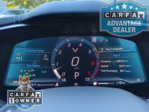 Certified 2024 Chevrolet Corvette Stingray Preferred Conv w/ Stealth Interior Trim Package image 15