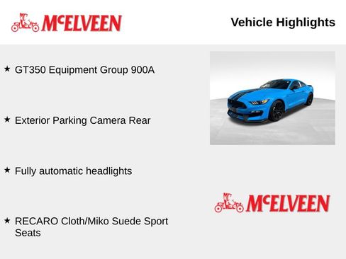 Used 2017 Ford Mustang Shelby GT350 w/ Electronics Package RWD image 6