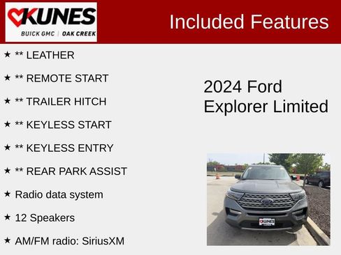 Used 2024 Ford Explorer Limited AWD/4WD image 2