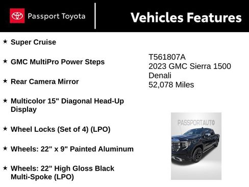 Used 2023 GMC Sierra 1500 Denali AWD/4WD image 9