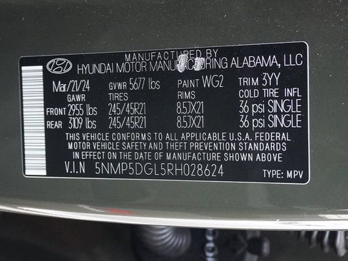 Used 2024 Hyundai Santa Fe Calligraphy AWD/4WD image 66