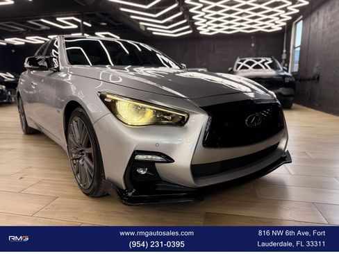 Used 2018 INFINITI Q50 Red Sport 400 w/ Proactive Package AWD/4WD image 11