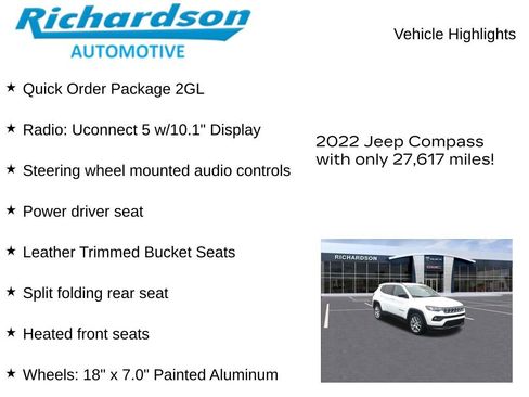 Used 2022 Jeep Compass Latitude AWD/4WD image 10