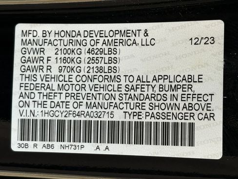 Used 2024 Honda Accord EX-L image 25