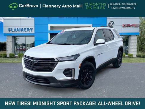 Certified 2023 Chevrolet Traverse LT w/ Midnight/Sport Edition AWD/4WD image 1